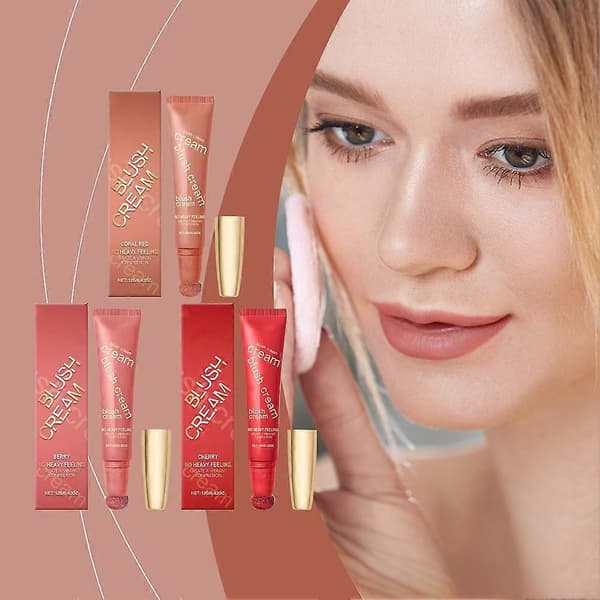 Cremeblush til ansigtet med naturlig glød 1