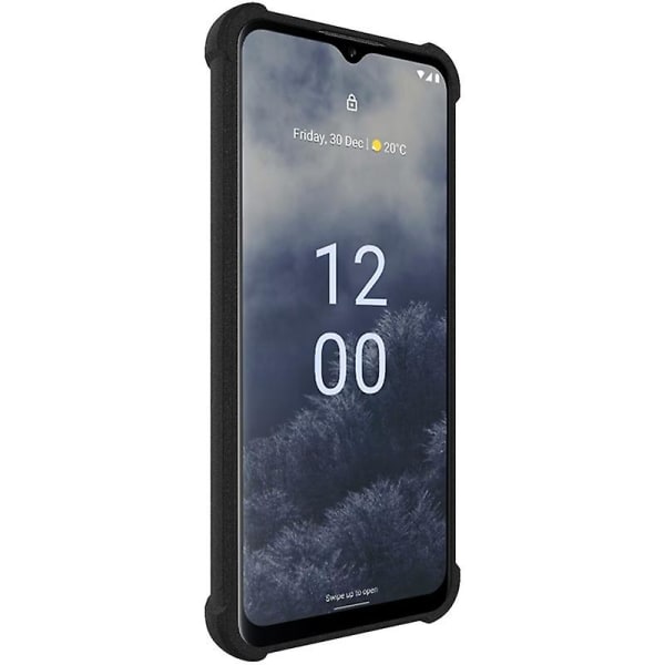 Imak til Nokia G60 5g forstærkede hjørner Stødsikker telefoncover Matte Tpu beskyttelsescover Black