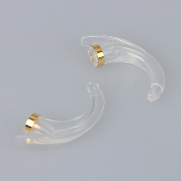 2st Öroninsats modellkrok Anti-ylande armbågsslangskontakt för hörapparat