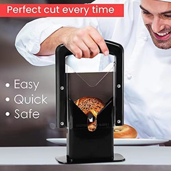 Bagel Slicer Professional Turvallinen käyttää Universal Slicer Helppo Bagel Cutting Terävä Terä Vaivaton Bagel Cutter Tianyuhe Red