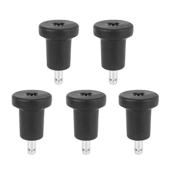 Högprofilerade möbeltassar för kontorsstol utan hjul och barstol, fasta stationära möbeltassar, 5-pack