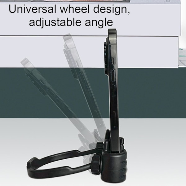 Mobiltelefonholder til skrivebord - Alsidig mobiltelefonholder, 360° rotation robust telefonholder Lazy telefonholder til stue, køkken