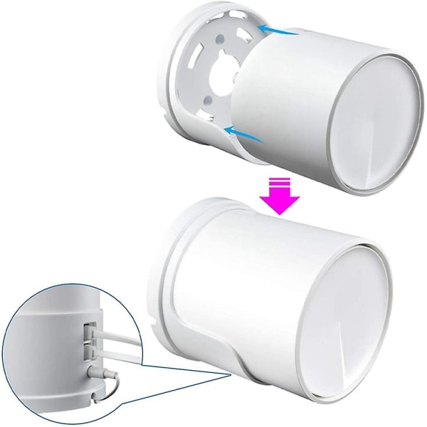 2x väggmonterad hållare för -link Deco X20, Deco X60 Mesh Wifi-system för hela hemmet, kompatibel med hemmet