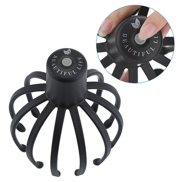 Electric Head Massager with Multiple Claws - Household USB Charging Kneading Vibration Head Massager (1 pc)