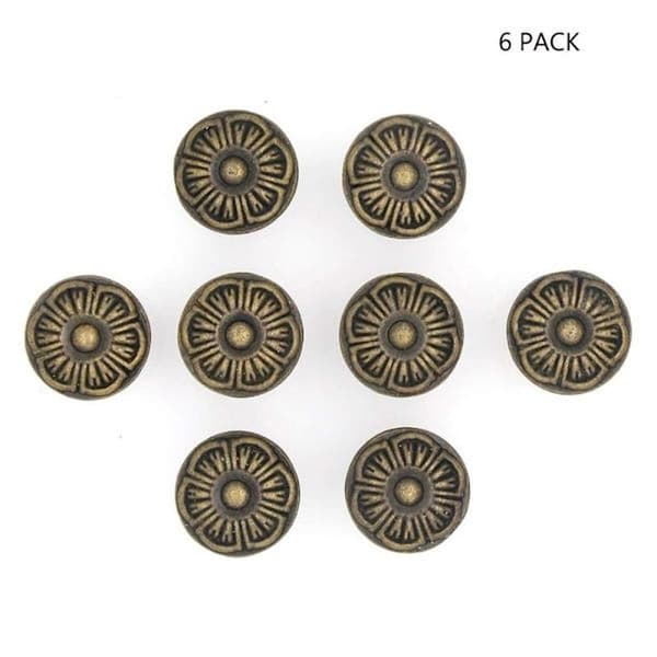 8 Pcs Cabinet Knobs Drawer Handles Pull Handles in Brass