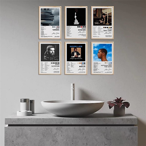 Drake Album Plakat Musikk Album Hip Hop Plakat For Room Estetisk Canvas Wall Art Soverom Dekor