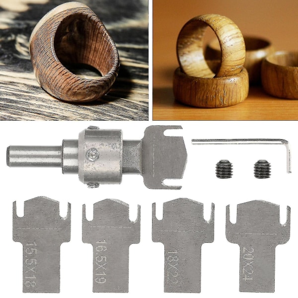 Ringborr Bits Maker Trä Tjock Multi Cutter Träverktyg Set