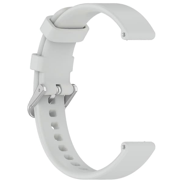 Til Garmin Lily 2 Silikone Urrem 14mm Vandtætte Bløde Erstatningsremme Multifarvet Multicolor Light Grey
