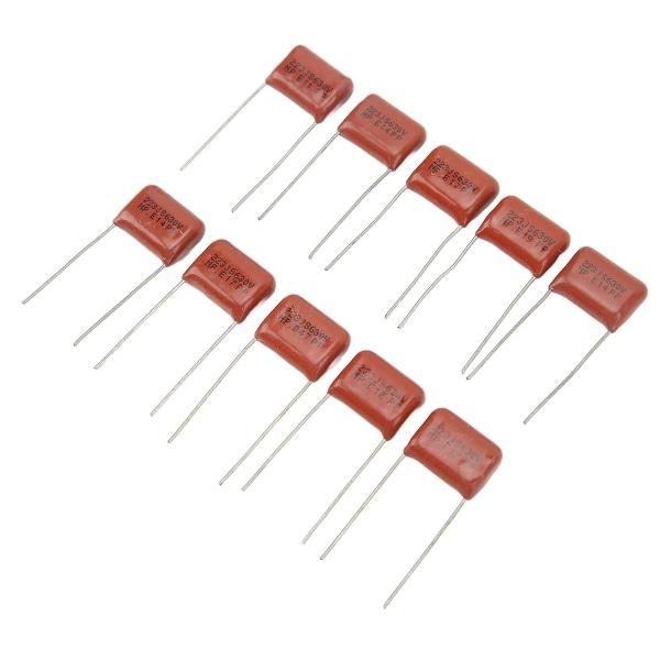 2024 10Pcs Guitar Capacitor Volume Control Tone Capacitor for Electric Guitar Bass Dark Red