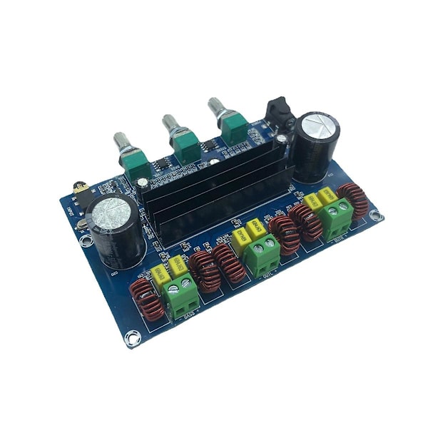 2.1-kanals Bluetooth 5.0-förstärkarkort TPA3116D2 Högpresterande digital förstärkarkort Audio Stereo Equalizer Aux Amp As Shown