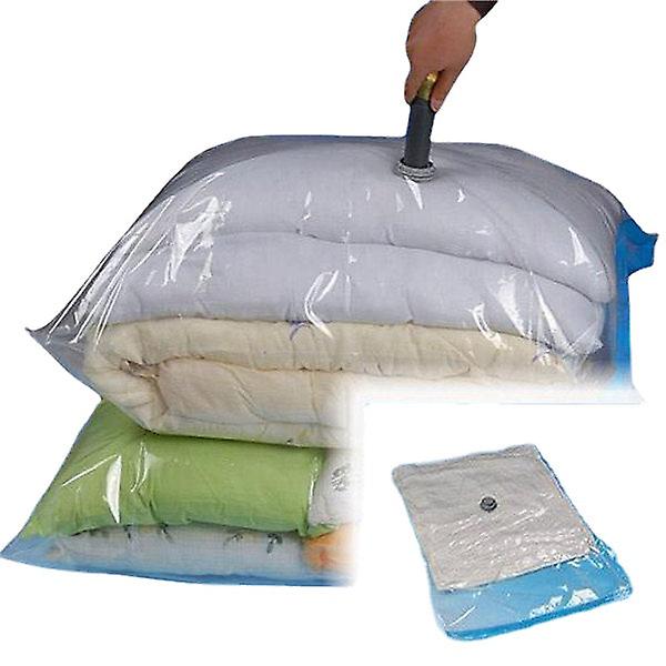 100 x 80 cm iso, tilaa säästävä tyhjiötiiviste säilytyspussi vaatteiden tyynyille heittää vuodenajan vuodevaatteet
