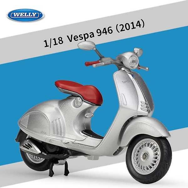 1:18 Piaggio Vespa Px Gts 125cc 946 Statisk Die Cast Kjøretøy Samleobjekter Hobby Motorsykkelmodell Leke Roman Holiday Samling Vespa 946