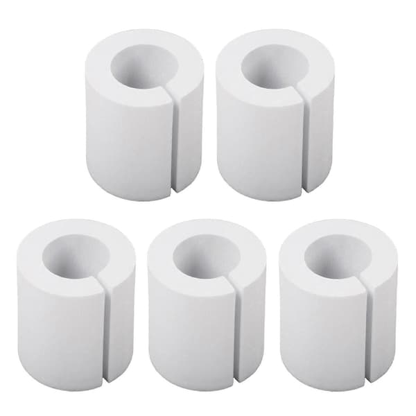 Gardinavstandsstykke for plissering og fold og samling og oppheng og drapering og panel S 5pcs