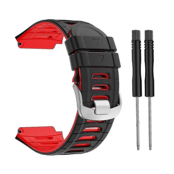 Silikoniranneke Garmin-Forerunner 920XT -älykellon rannekehihnaan Black blue