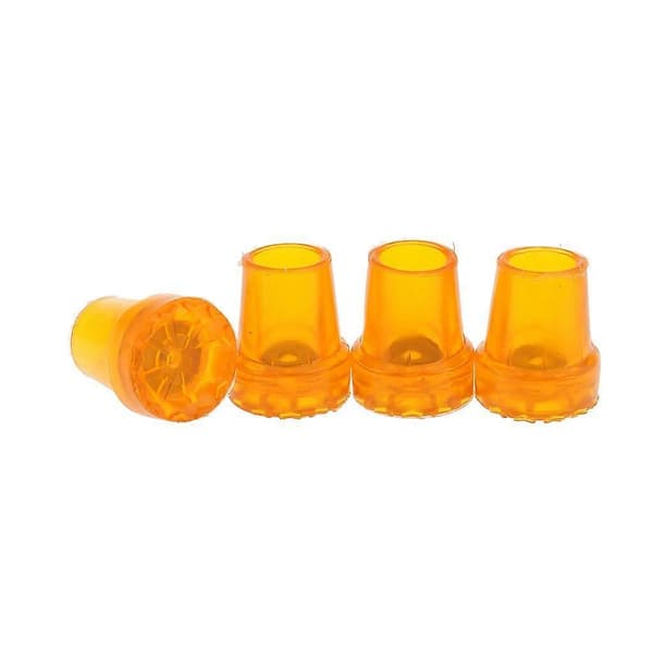 4st Gummi Halkfria Kryckhylsor Gummiändar Käppbytespinnar 22mm