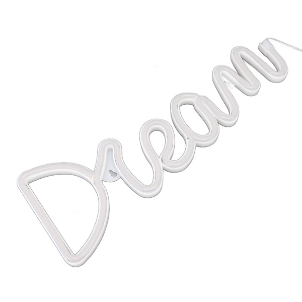 Led Neonljus Dröm Batteri Usb-driven Neonvägglampa För Sovrum Vardagsrum Bar Fest Jul Bröllop