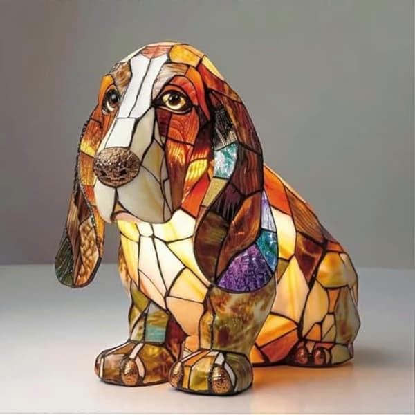 Hunde Serie Kunst Natlampe pp811 C