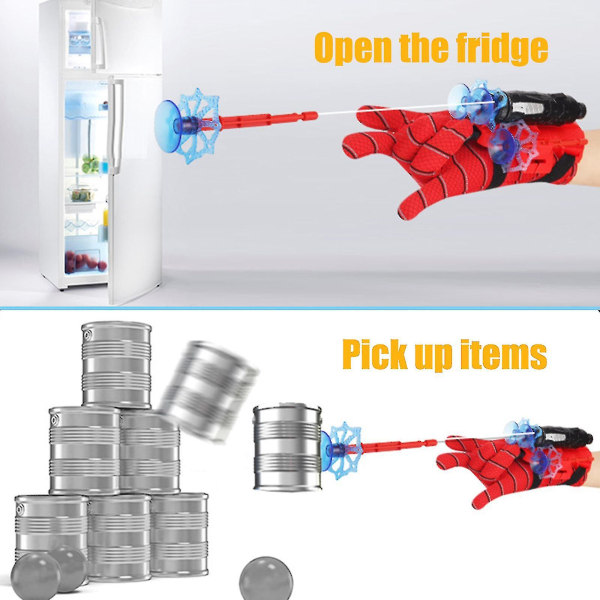 Nyeste Hot Spider Man Silk Launcher, Spider Man Launcher leketøy for barn, spider Cosplay Super Hero C
