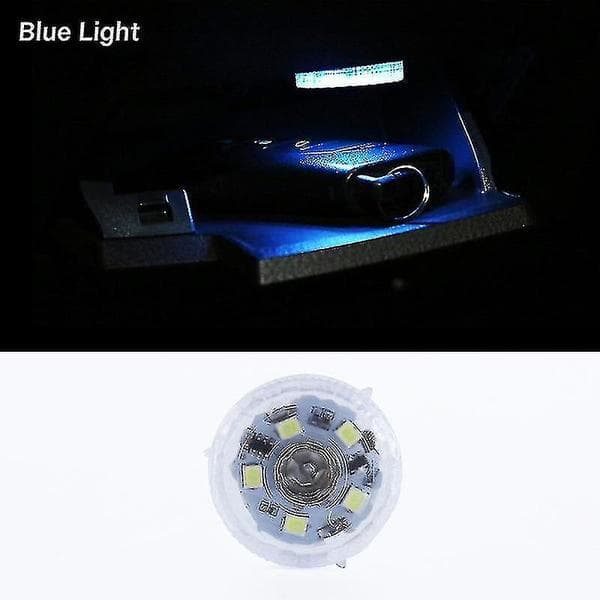 Bil Mini LED Touch Switch Lys Auto Trådløs Ambient Lampe Nat Læselampe White