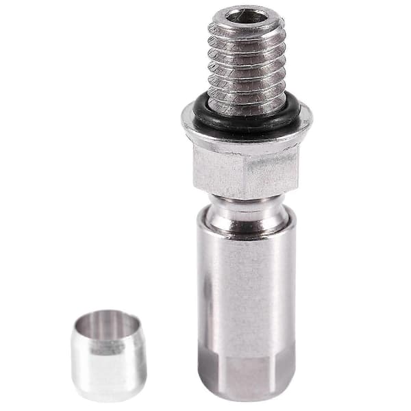 2X Cykelbremseslangefitting Hydraulisk Skivebremseslangeforbinder Olivenindsatsfitting til AVID E5 E7 E9 ER XX X0 JG