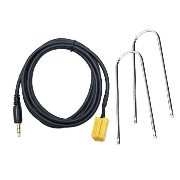 Bil 3,5 mm Aux-inngang Adapterkabel Ledning For Alfa Romeo 159 Fiat Grande Punto