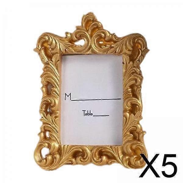 5x Elegant Bordfotoramme til Bryllup