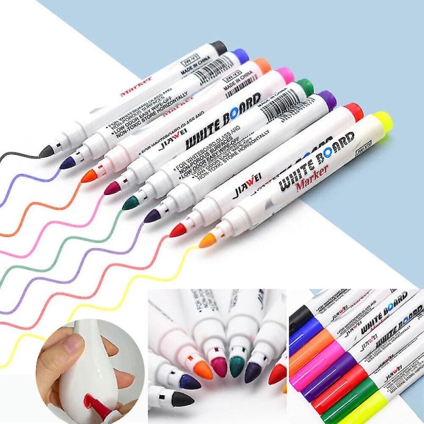 12 farger magisk vannmaling penn vann flytende doodle penner barn tegning