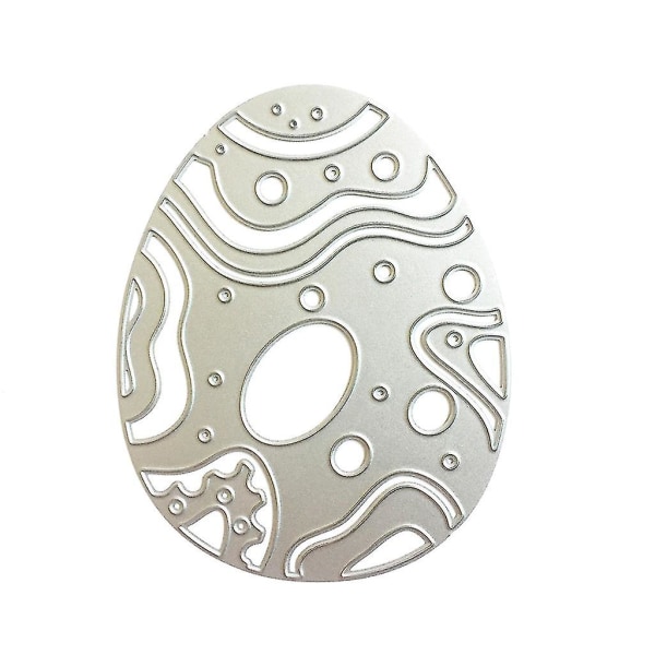 Easter Egg Metal Cutting Dies Stencil Scrapbooking Diy Album Stempel Papir Prægning