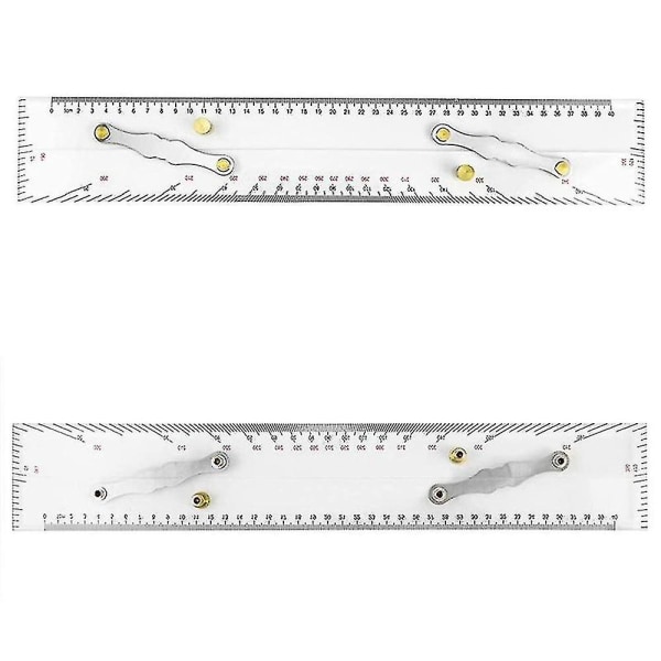 Marine Parallel Ruler Clear Scales, Mapping Points To Pull Parallel Ruler 450mm, Nautiske Kort Pa