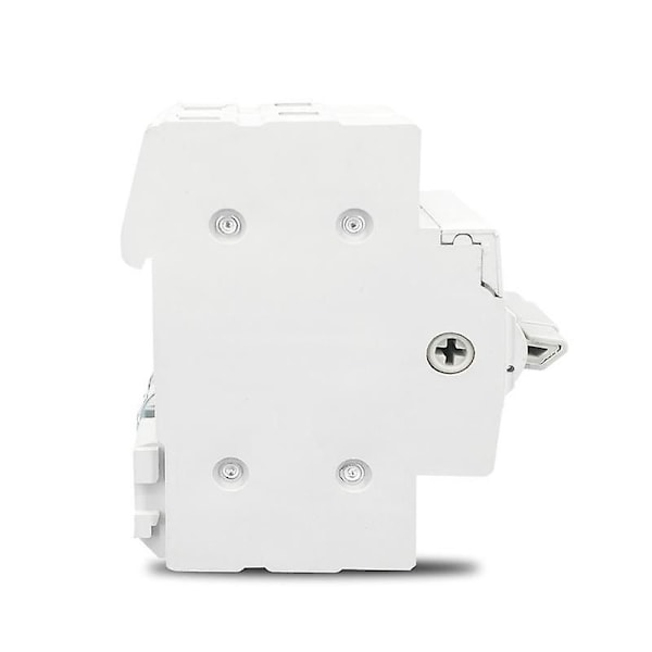 TOMZN 2P 63A MTS Dubbelströms Manuell Överförings Isolerande Brytare Interlock Säkring DIN-Skena Isolerande Avkopplingsbrytare Grey White