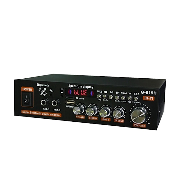 1000w Hjemme-Strømforstærkere Audio Bluetooth Amplificador Subwoofer Højttaler-g