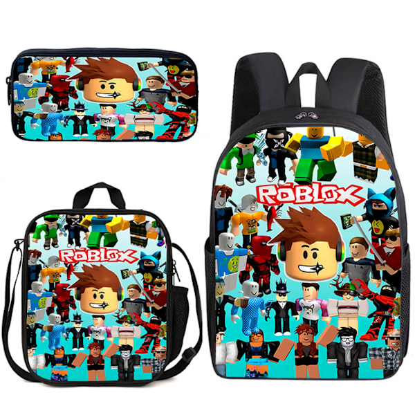 Roblox student rygsæk koreansk version af primær- og sekundærskoleelevers rygsæk ins style mode trend rygsæk tredelt sæt A25