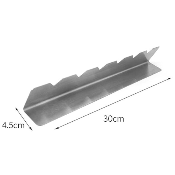 2 stk kebabspyd stativer V-formet 6 spor matvaregodkjent rustfritt stål Multifunksjonelle redskaper Gjenbrukbare Grill Grillspyd Holder Sett BBQ Tilbehør