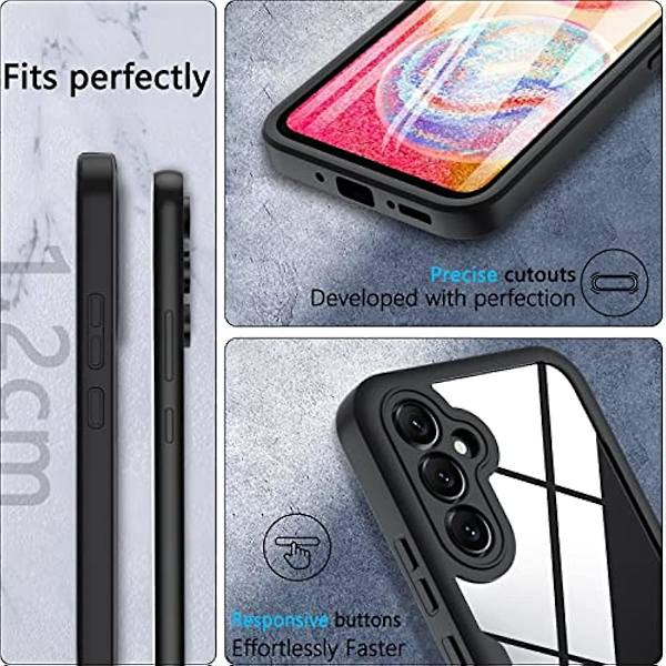 Heltäckande fodral för Samsung A54 5g skärmskydd helkroppsskydd red