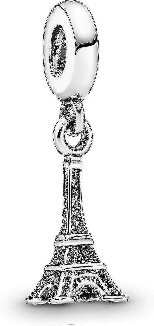 Eiffeltårnformet sterlingsølvcharm til smykkedesign With Gift Box