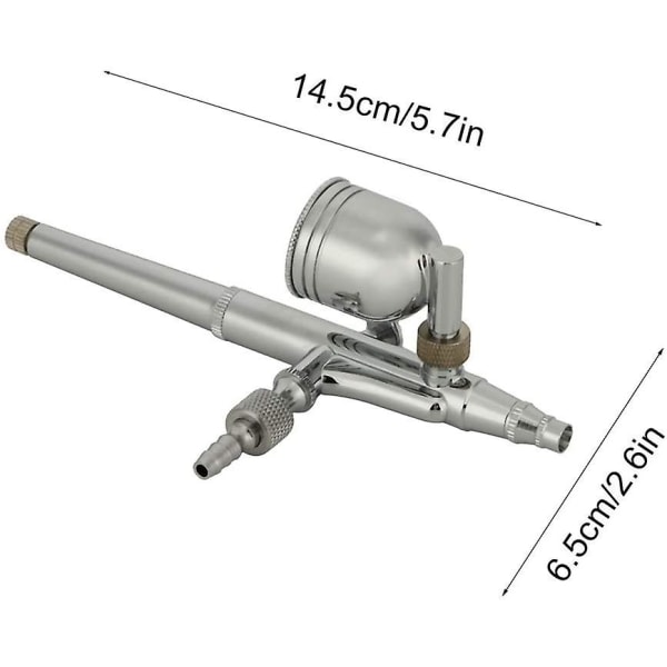 Airbrush Paint, 7cc kupari Airbrush Pen Dual Action Spray Pen Set kasvojen vartalomaalaukseen taidekoristeluun