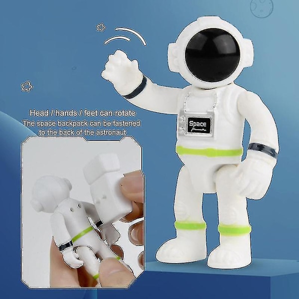 Rymdraket Leksak Astronaut Rymdskepp Leksak Barn Tidig Utbildning Leksak Födelsedagspresent För Pojkar Flickor