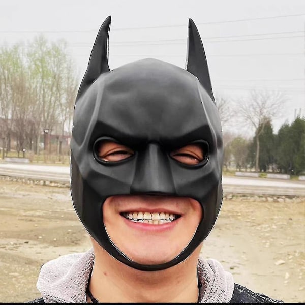 Batman Cosplay Mask Cosplay Kostyme Tilbehør Herre Hodeplagg Halloween Carnival Party Rekvisitter