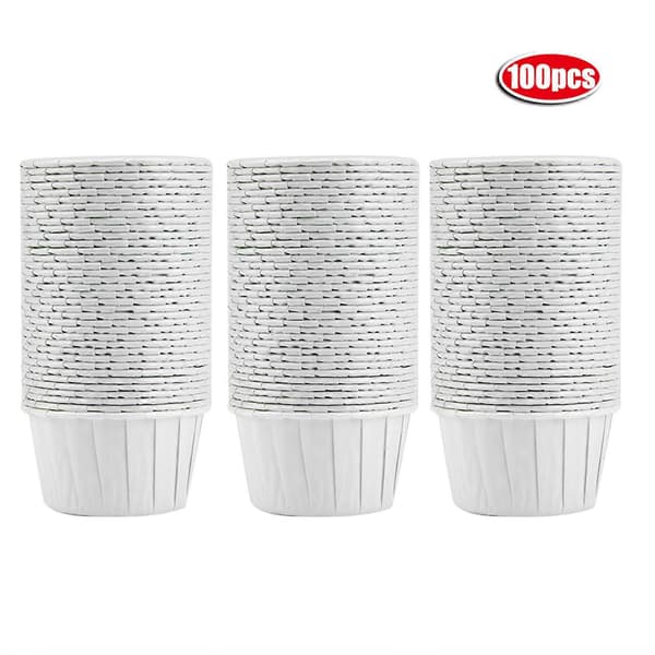 100 st Mini Cupcakeformar för Bakning, Pappersmuffinsformar