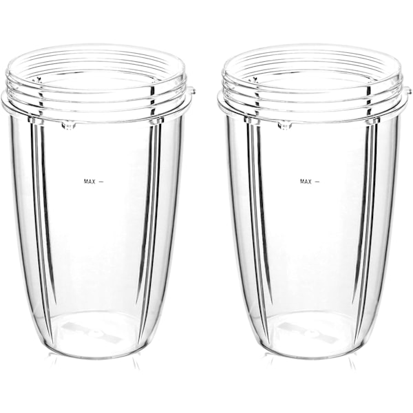 24oz Juicer Cups Kompatibel med Nutribullet 600W 900W Blendere, Juicer Reservedeler (2 Pakke)