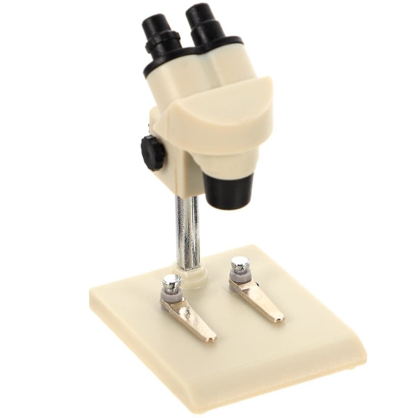 Børnemikroskop gør det selv realistisk mikroskop Mikrolandskabstilbehør Metalkropsmikroskop Møbelmodel