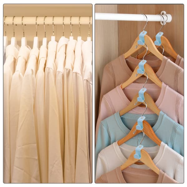 Hanger Connection Hooks for Heavy Duty Wardrobes