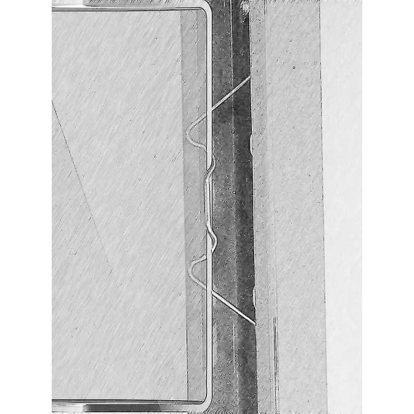 Drivhusglassklemmer Glassrutefeste Rustfritt stål Overlapp Hagepleie 50 stk W+z klips