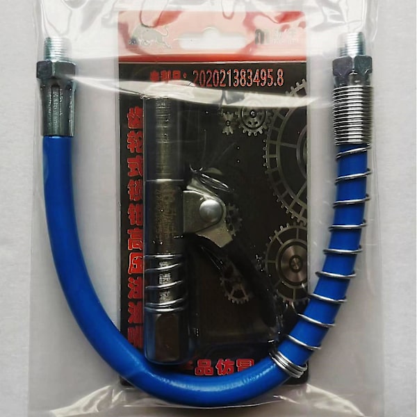 Fettpistolkoppling - Fettpistolspets, fettkopplingar, kraftig snabbkoppling för fettpistol kompatibel med alla fettpistoler 1/8\" Npt-ändar A with Hose