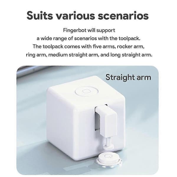 TUYA Smart Fingerbot Plus Zigbee Knap Pusher Smart Home Smart Life App Stemmestyring med App
