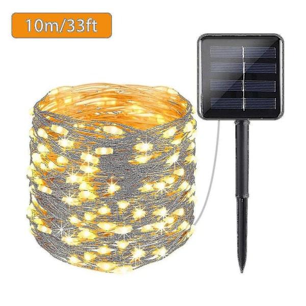 Solcellelys Julelys Solcelle Fairy Lights