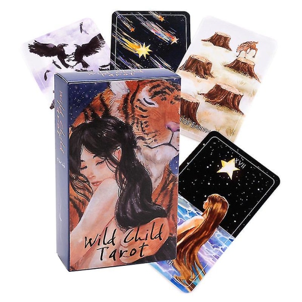 Wild Child Tarot Card Prophecy Divination Deck Familiefest Brettspill Skjebnekort N