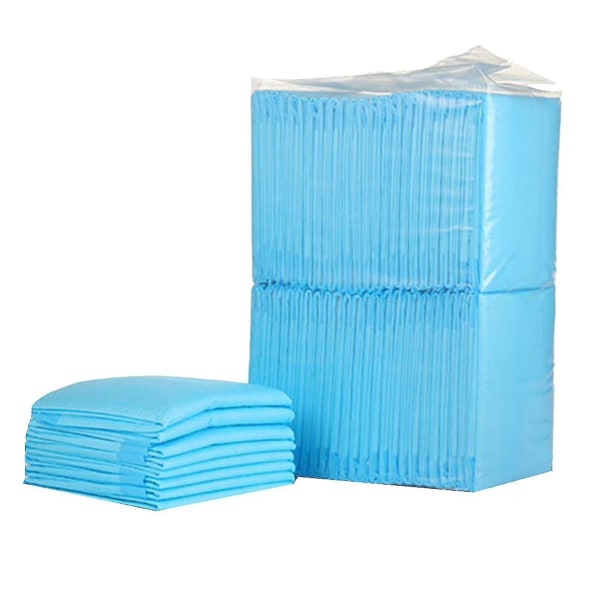 100 kpl Koiran Piss Pads Imeytyvä Pehmeä Lemmikkieläinten Vaippa () #yogu