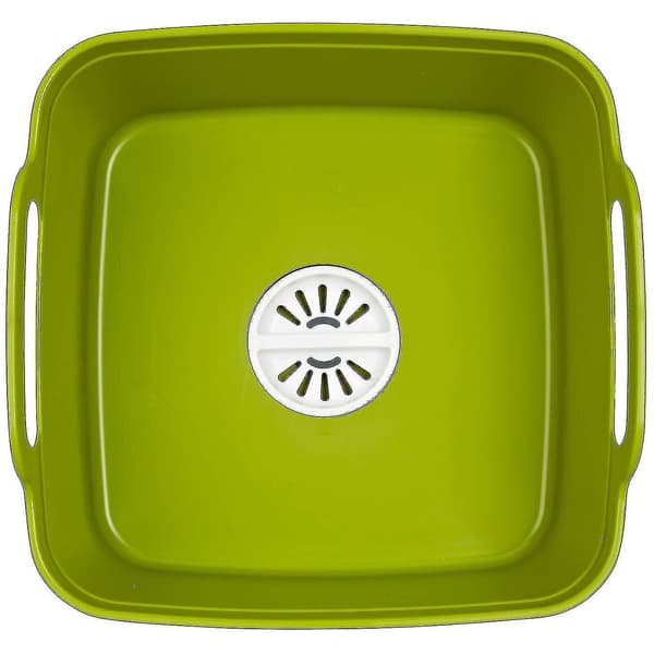 Diskbänk med avlopp - Grön