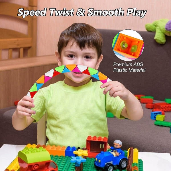 48 deler 3D Magic Ruler Twist Puzzle Toy